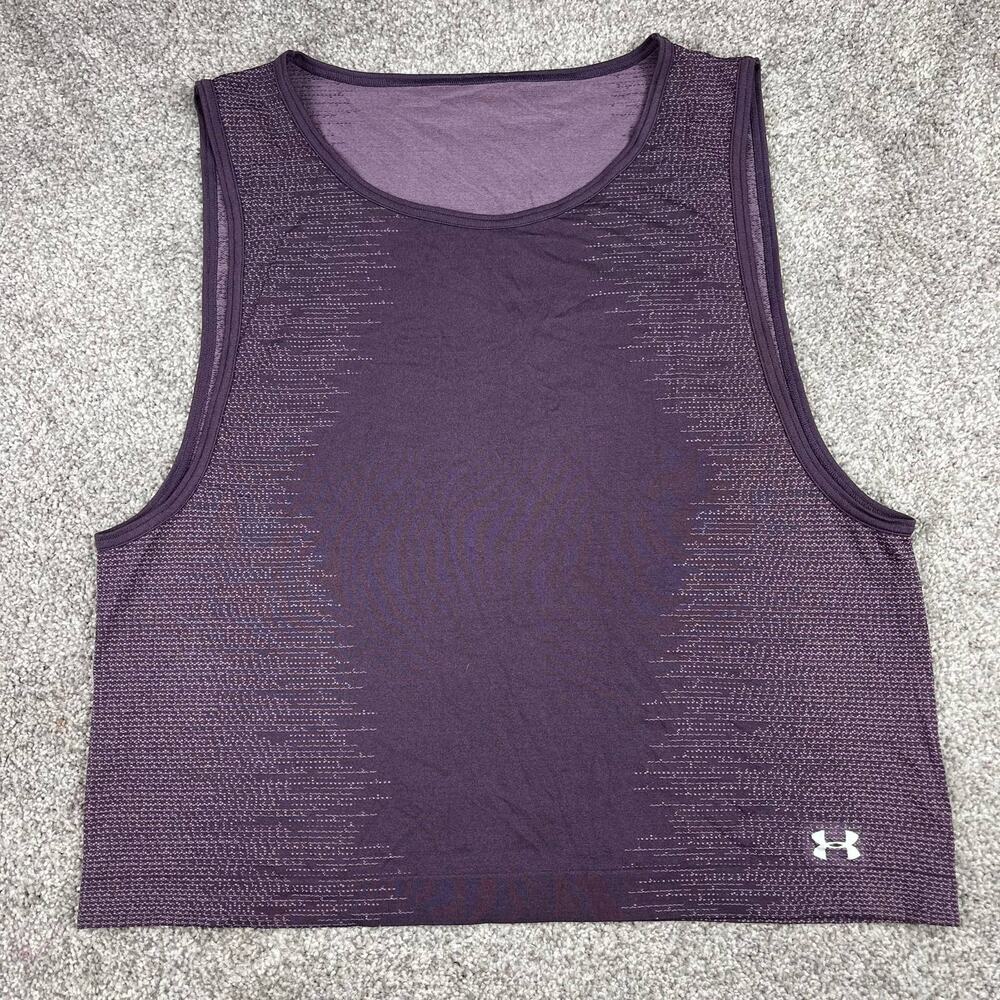 Beautiful Purple Under Armour tank (see measurements for size help)